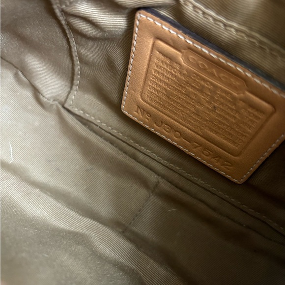 Y2K Coach Demi Buckle Tan Leather Bag π - Picture 11 of 11